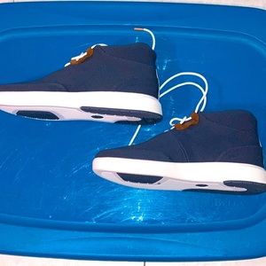 H&M Navy and White Boat Shoes